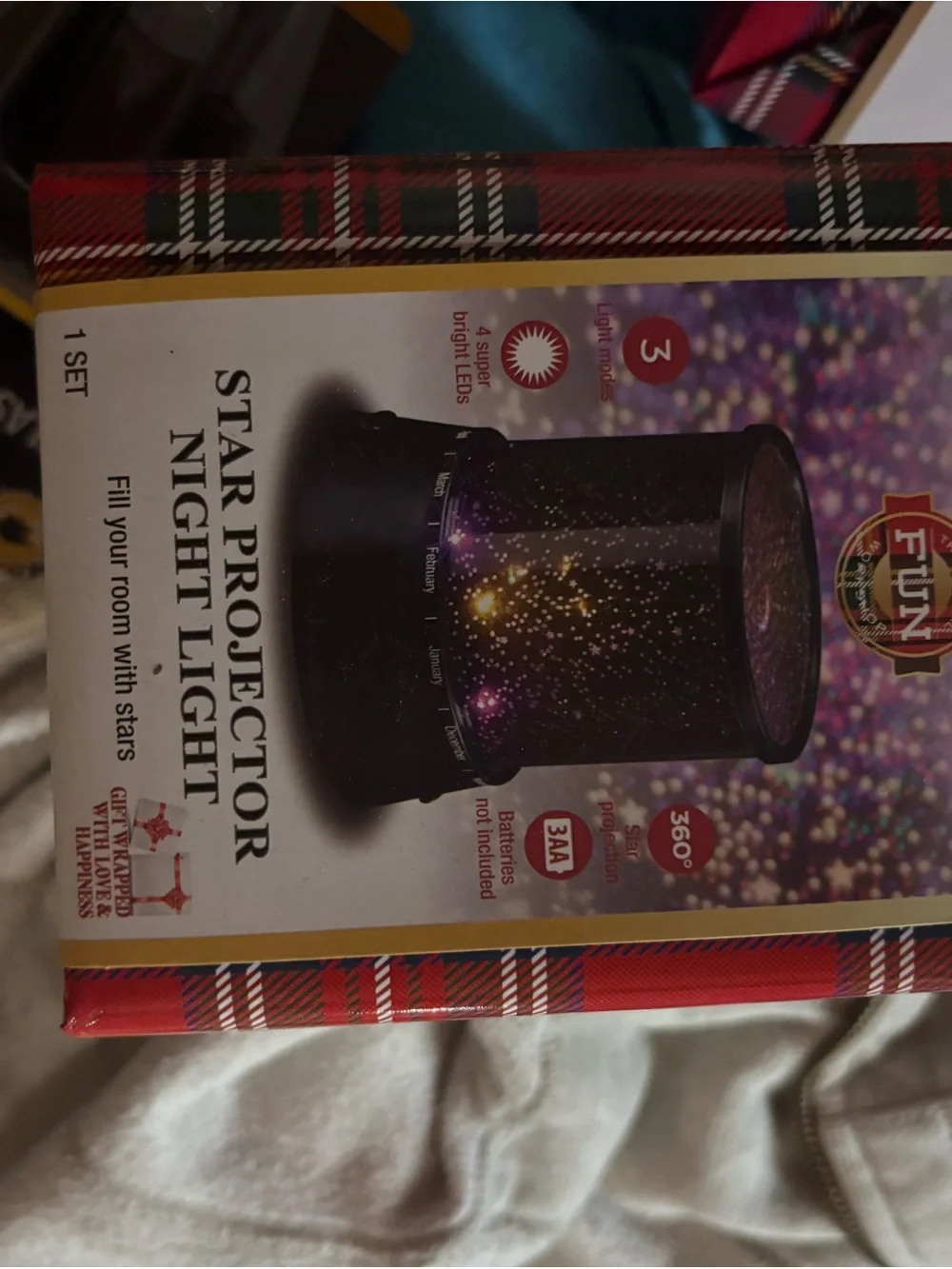 Starburst Globe Lamp and Star Projector- NIB